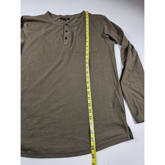 Hethcode size large L henley popover comfort career green - - Picture 5 of 6